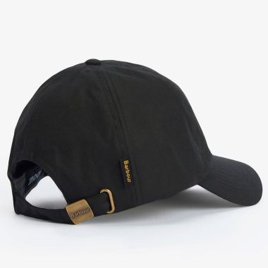 Barbour Wax Sports Cap – Black