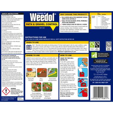 Weedol Path & Gravel Control Concentrated Weedkiller - 12 Tubes