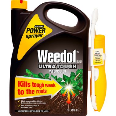 Weedol Ultra Tough Ready to Use Weedkiller with Power Sprayer - 5 Litres