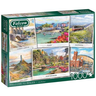 Postcard Series Wales by Falcon – 1000 Pieces