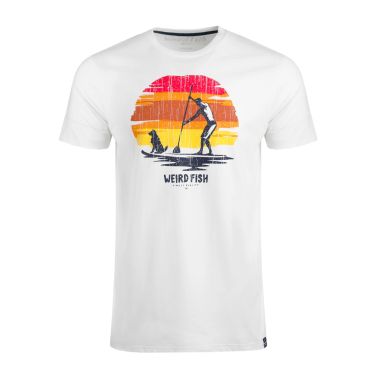 Weird Fish Men's What Sup Eco Graphic T-shirt - Dusty White