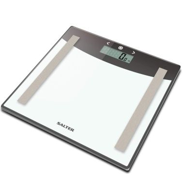 Salter Glass Analyser Bathroom Scales - Clear