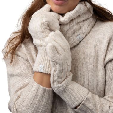 Heat Holders Women's Willow Thermal Gloves - Cream 
