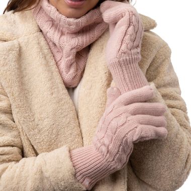 Heat Holders Women's Willow Thermal Gloves - Dusky Pink 