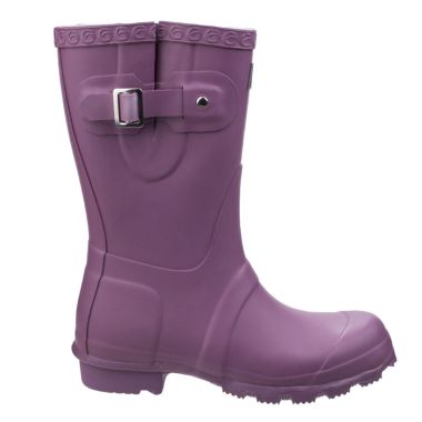 Cotswold Women's Short Windsor Wellington Boots - Purple