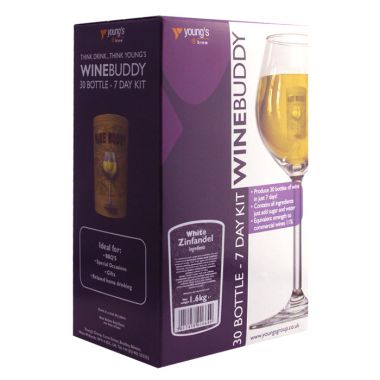 Young's WineBuddy White Zinfandel Kit - 30 Bottles