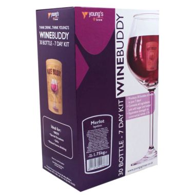 Young's WineBuddy Merlot Kit - 30 Bottle