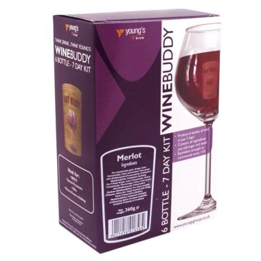 Young's WineBuddy Merlot Kit - 6 Bottle