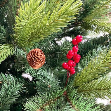 6ft Winter Berry Pine Artificial Christmas Tree