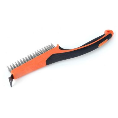 Tactix Wire Brush With Scrapper