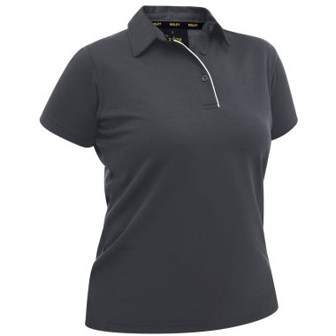 Bisley Workwear Women's Polo Shirt - Charcoal