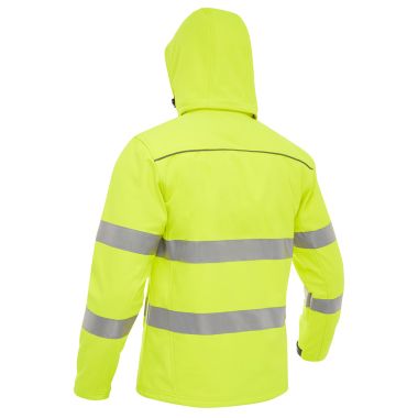 Bisley Workwear Women's Taped Hi-Vis Softshell Jacket - Yellow