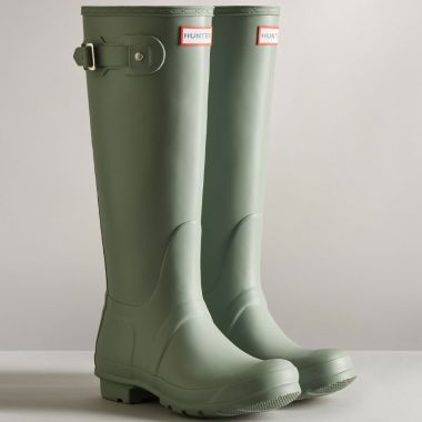 Hunter Women's Original Tall Wellington Boots – Sweet Gale Green