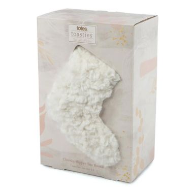 Totes Women’s Faux Fur Slipper Socks - Cream