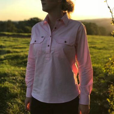 Hexby Women's Work Shirt - Pink