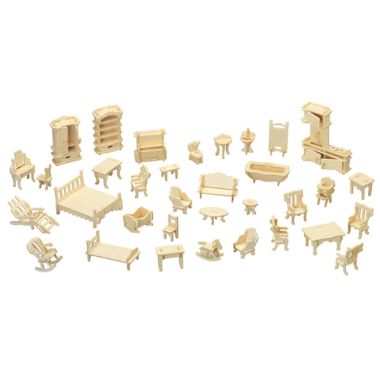 Woodcraft Construction Kit - Furniture Set