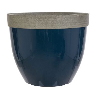Woodlodge Feather Jumbo Plant Pot, Blue - 54cm