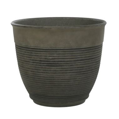 Woodlodge Stack of Dover Ringed Plant Pot, Green - 35cm