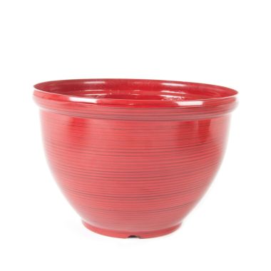 Woodlodge Feather Bell Plant Pot, Red - 30cm
