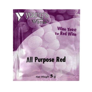 Young's All Purpose Red Wine Yeast - 5g