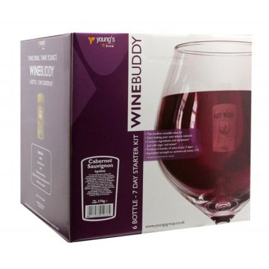 Young's WineBuddy Starter Kit - Cabernet Sauvignon, 6 Bottles