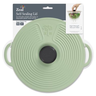 Zeal Silicone Self Sealing Lid, 23cm - Sage Green