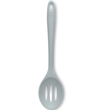 Zeal Silicone Slotted Spoon, 29cm - Duck Egg Blue