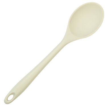 Zeal Silicone Spoon, 29cm - Cream