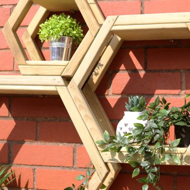 Zest Outdoor Living Honeycomb Shelf - Set of 3