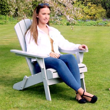 Zest Outdoor Living Jasmine Chair – Light Grey