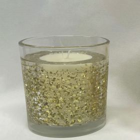 Baltus Candles LED Sparkle Scented Candle Jar, Amber Noir - 400g