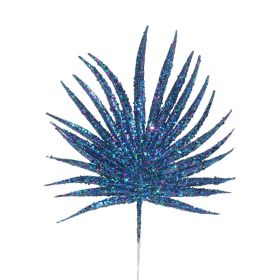 Peacock Palm Glitter Pick - 29cm