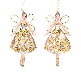 Gold Fairy Decoration - 10cm