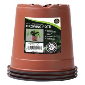 Garland Professional Growing Pots, Pack of 3 - 17cm 