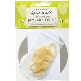 KitchenCraft Home Made Jam Jar Cover Kit, 2lb - Pack of 24