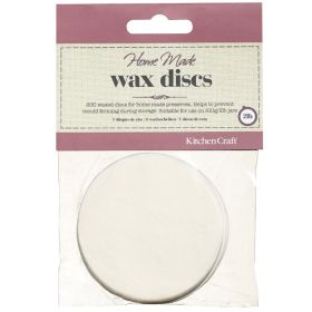 KitchenCraft Home Made Wax Discs for 2lb Jars - Pack of 200