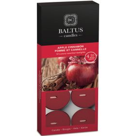 Baltus Candles Pack of 10 Scented Tealights - Apple & Cinnamon 