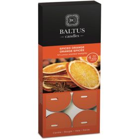 Baltus Candles Pack of 10 Scented Tealights - Spiced Orange 
