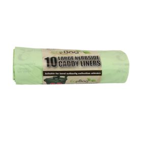 Eco Bag Compostable Caddy Liners, 30 Litres – 10 Pack