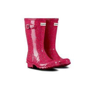 Hunter Children's Original Big Kids Glitter Wellington Boots – Thrift Pink