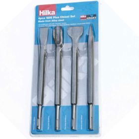 Hilka SDS Plus Chisel Set - 4 Piece
