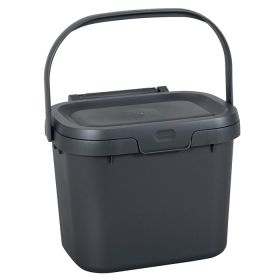 Addis Kitchen Compost Caddy, 4.5 Litre – Metallic