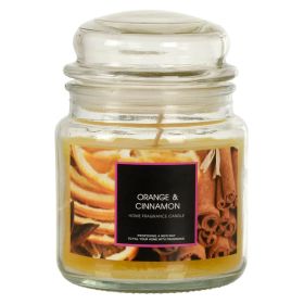 Baltus Candles Home Fragrance Scented Candle Jar, Orange & Cinnamon - 400g