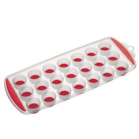 KitchenCraft Pop-Out Ice Cube Tray - Red