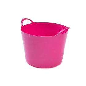 Whitefurze 14L Flexible Tub – Pink
