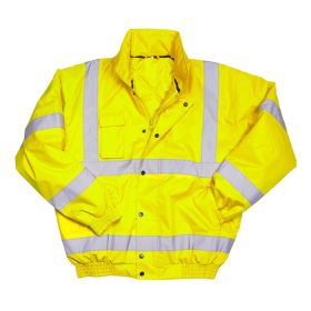 Warrior Hi-Vis Tulsa Bomber Jacket - Yellow