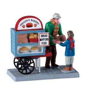 Lemax Christmas Figurine - Delivery Bread Cart