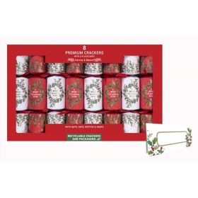 Harvey & Mason Premium Wreath Crackers - Pack of 8