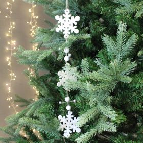 Wooden Snowflake Hanger - 58cm