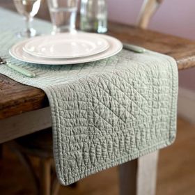 Mary Berry Signature Cotton Table Runner - Pistachio